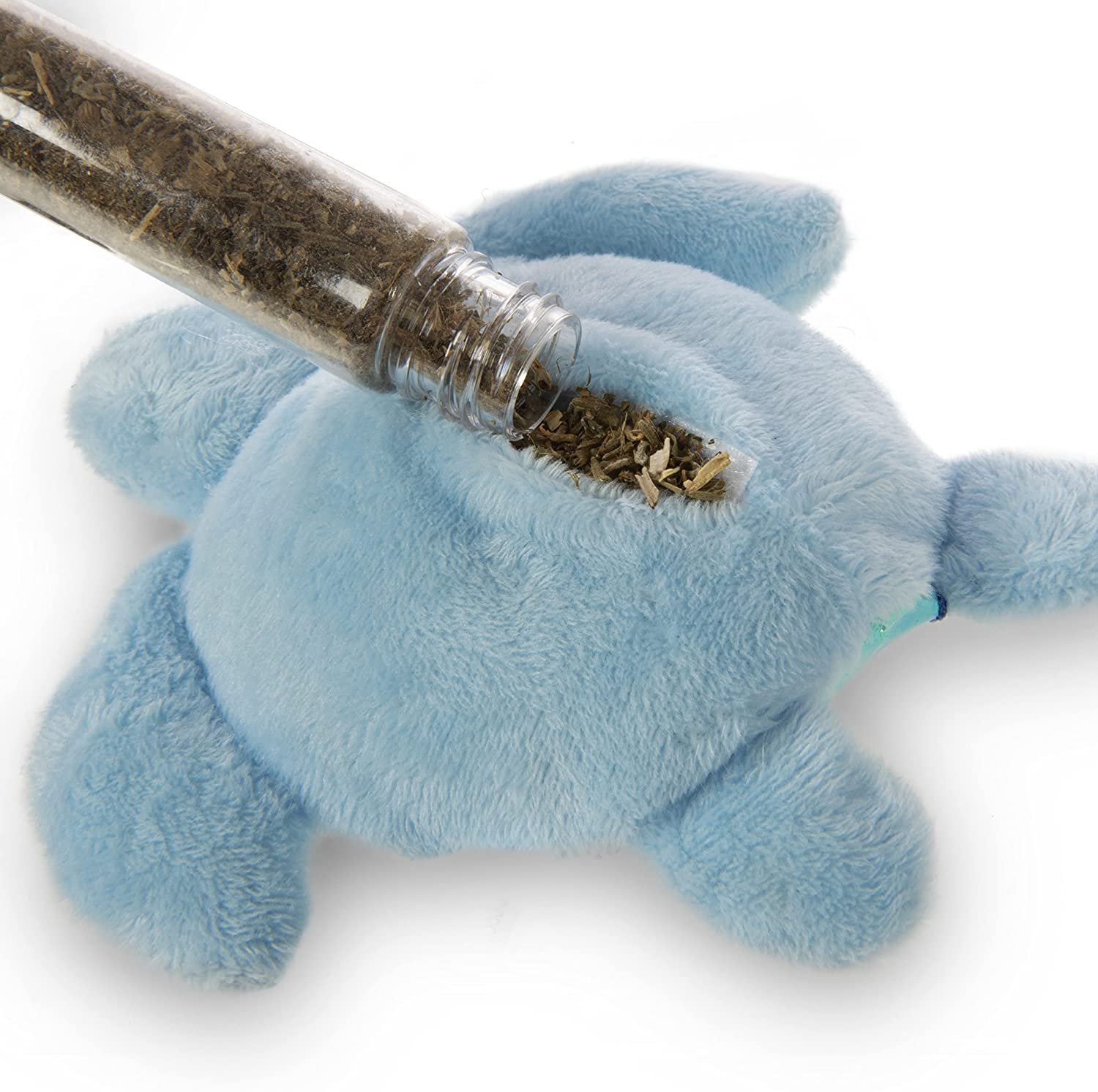 Petlinks Tipsy Turtle Refillable Catnip Cat Toy - Blue - 60% OFF SALE (May Look Old / Not New, but in Good Condition)