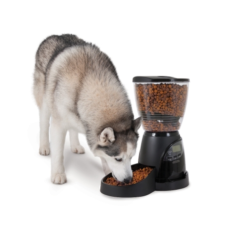 PETMATE ASPEN PET AUTOMATIC LEBISTRO FEEDER 30 CUP / 10LB BLACK