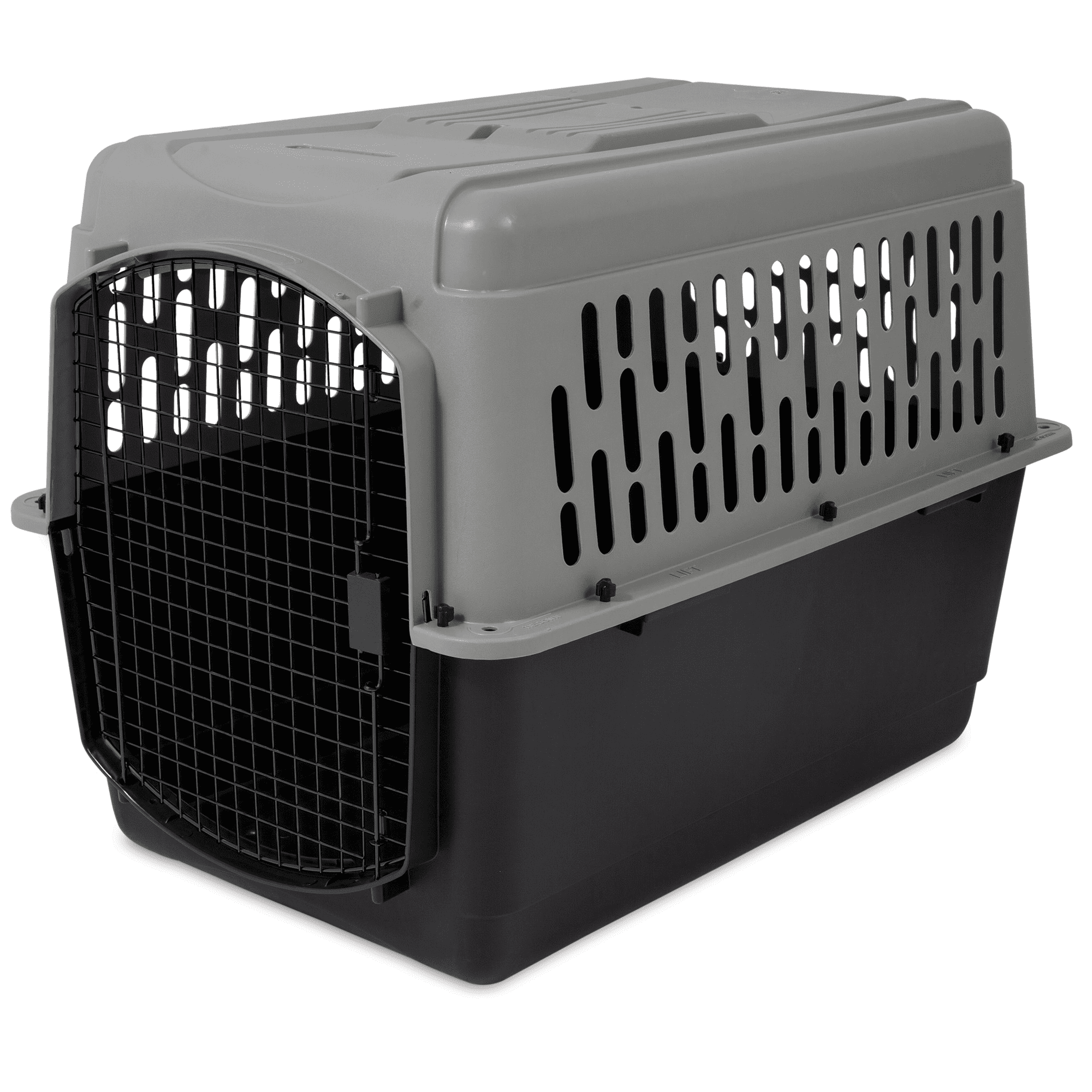Petmate Pet Porter 40In Traditional 70-90Lbs ~ Gray & Black - Partially Damaged