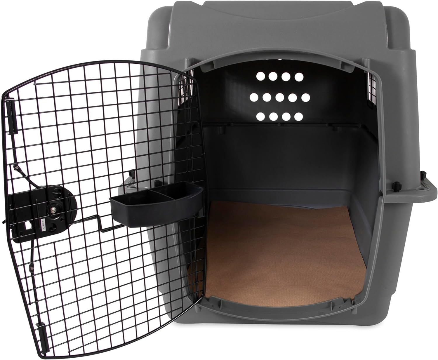 ⚠️ Clearance Item – May have slightly damaged packaging or missing parts. Sold as-is. | Petmate Sky Kennel Vault Door 36Inc 50-70Lbs ~ Gray - Partially Damaged
