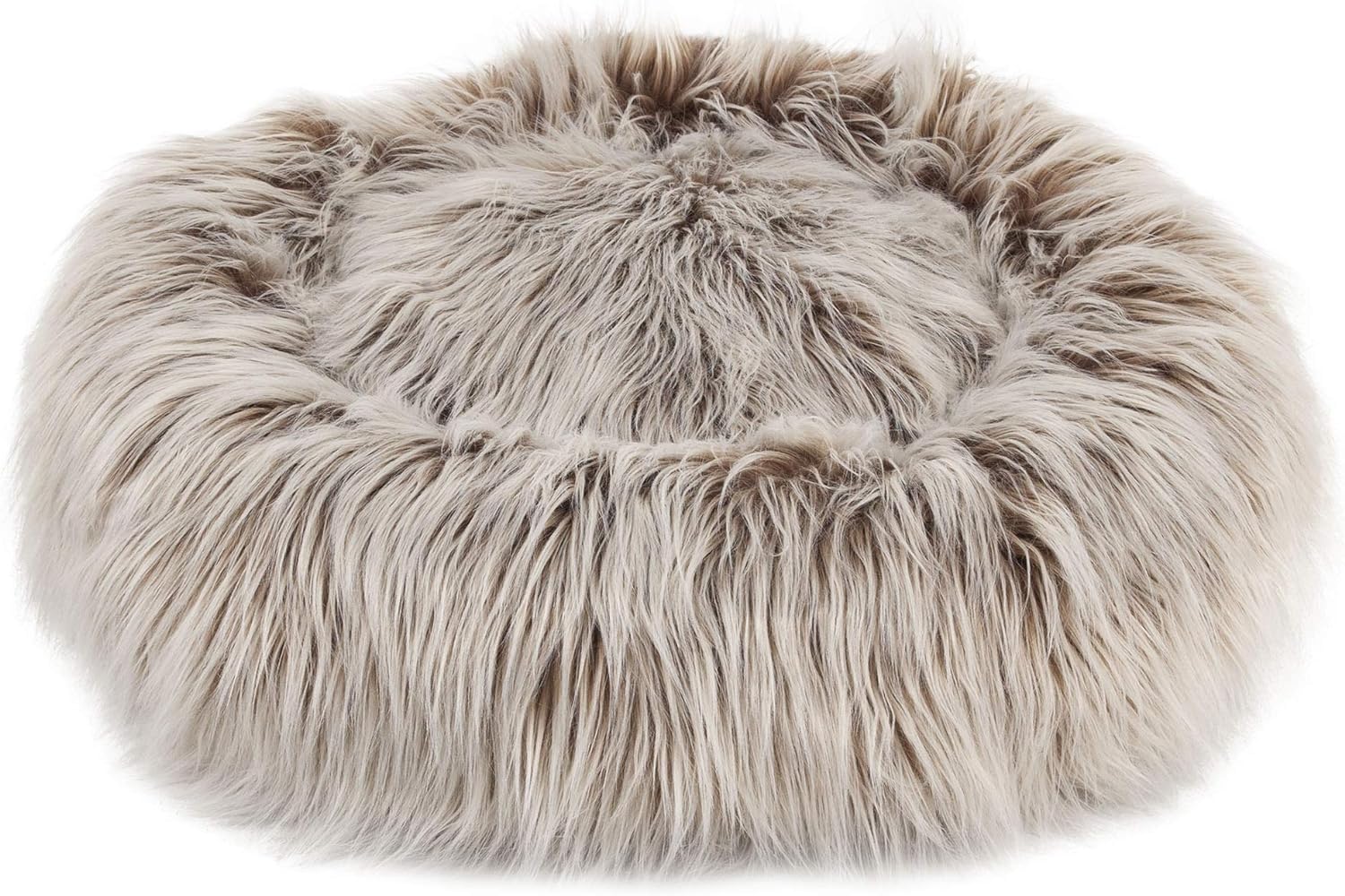 Petmate Snoozzy Glampet Donut Faux Fur Bed 16In