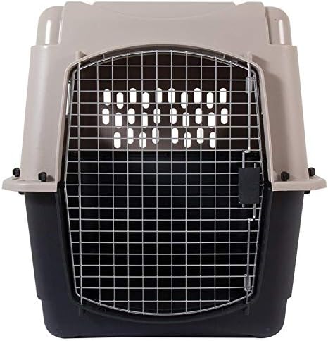 Petmate Ultra Vari Kennel Fashion 36" 50-70Lbs ~ Taupe & Black - Partially Damaged