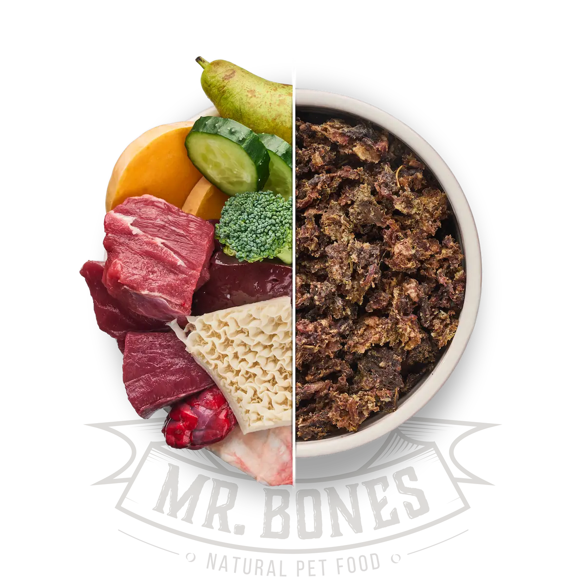 Mr. Bones Air Dried Food Beef with Green tripe recipe 1Kg