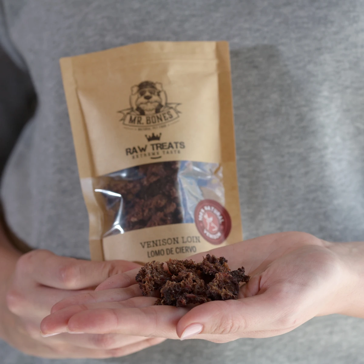Raw Treats Venison Loin for Dogs & Cats 45g