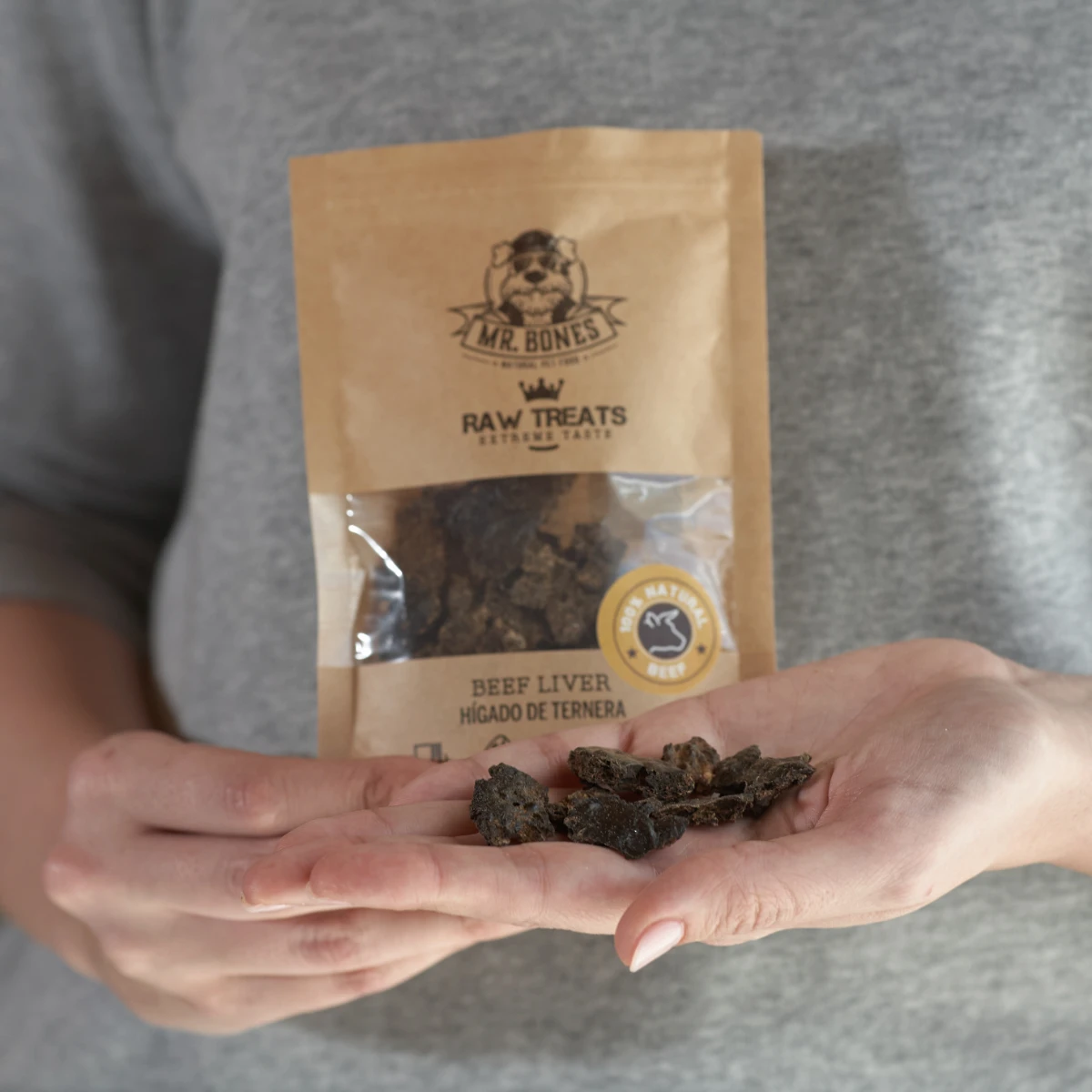 Raw Treats Beef Liver for Dogs & Cats 45g