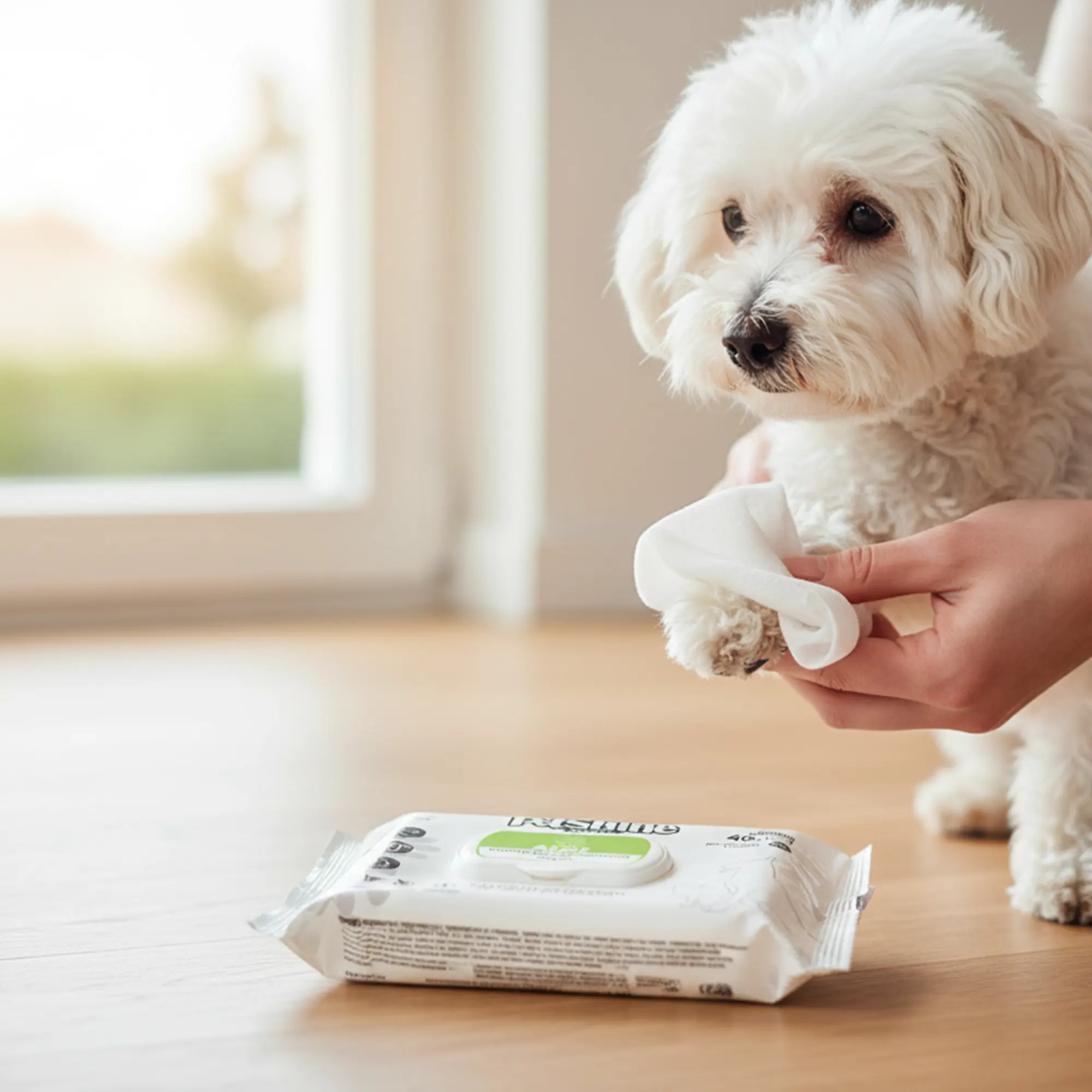 Petshine wet wipes for dogs and cats 40 Units 30x20 cm - aloe Pack of 12