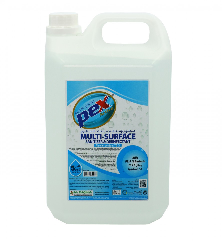 Pex Active Multi Surface Sanitizer & Disinfectant 5L