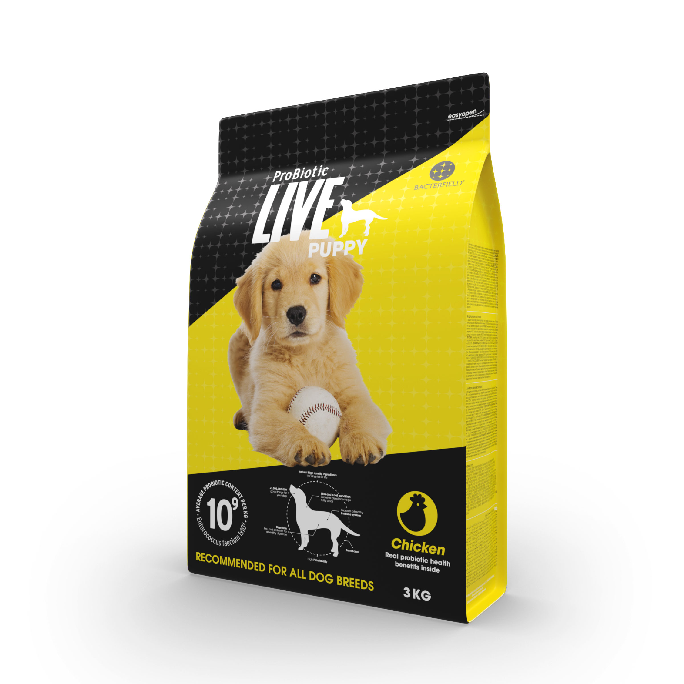 Probiotic Live dry food puppy chicken - 3kg