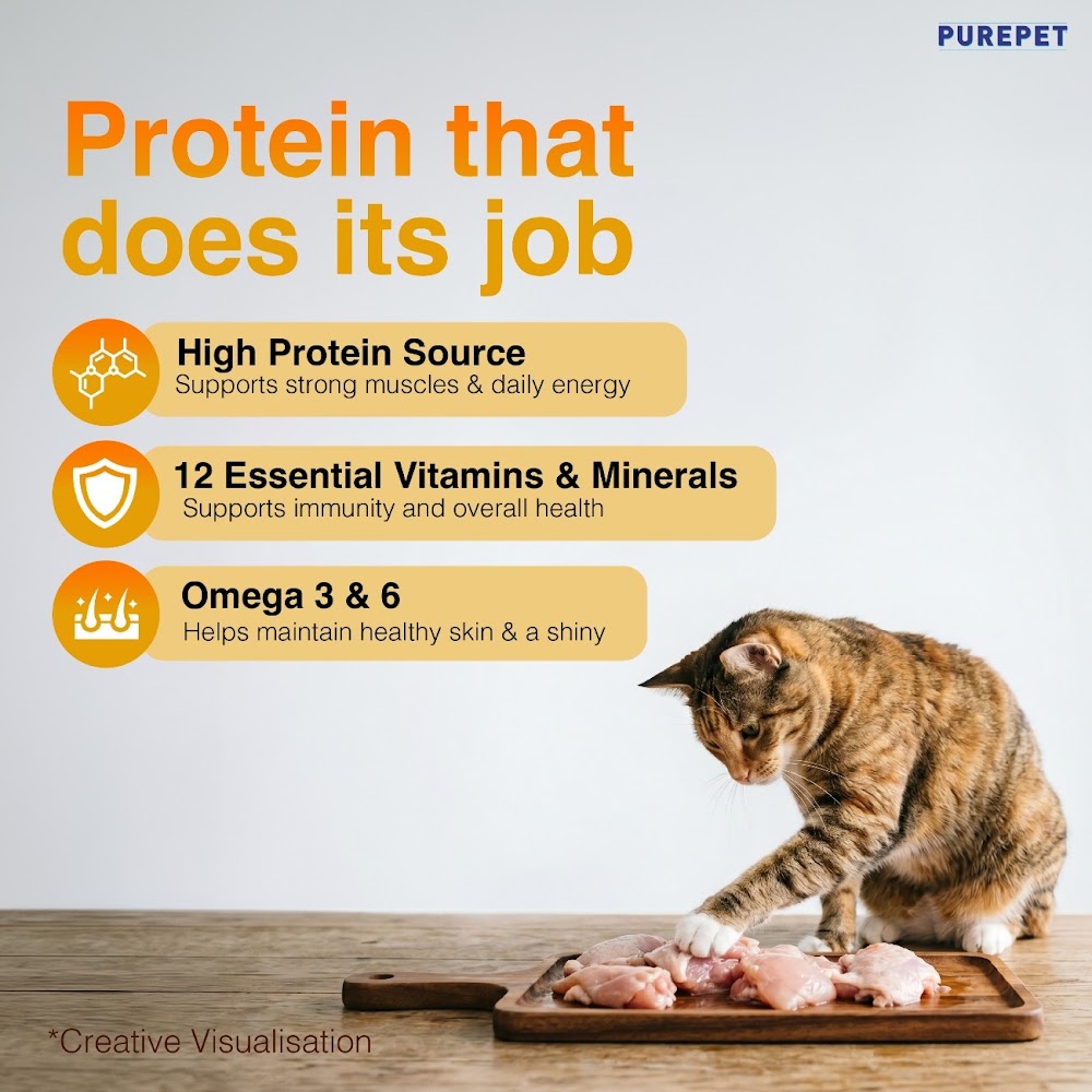 Purepet Cat Adult Real Chicken 7kg