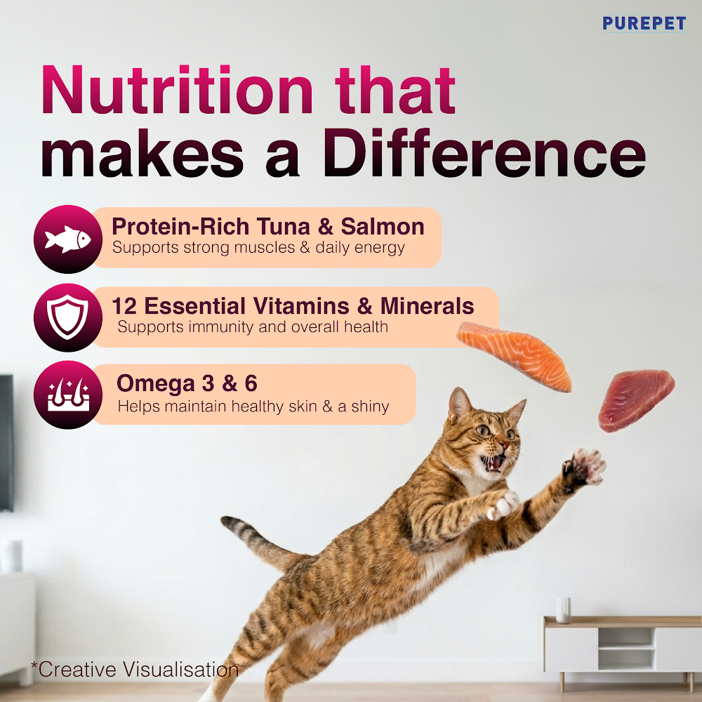 PurePet Cat Adult Tuna Salmon 7kg