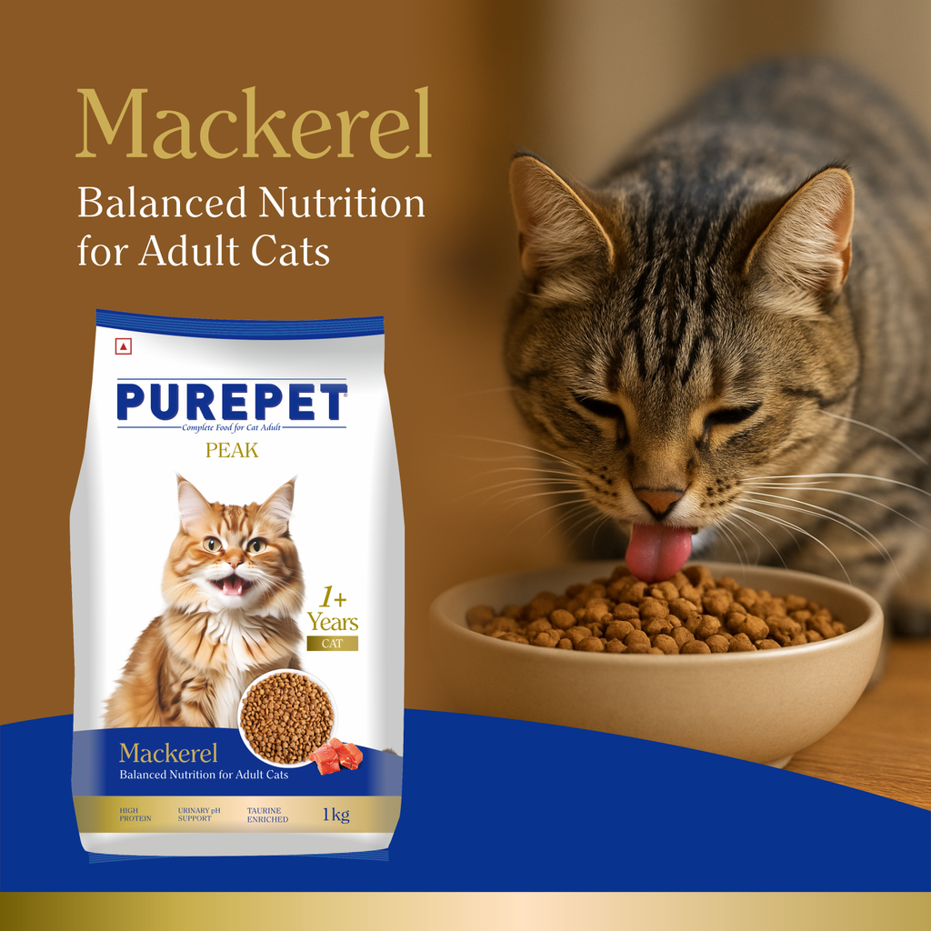 PurePet Peak Cat Mackerel Dry Food 1.2kg