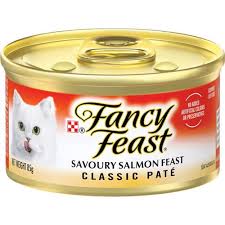 Purina Fancy Feast Cat Wet Food Classic Savoury Salmon Classic pate 85g - Pack of 24