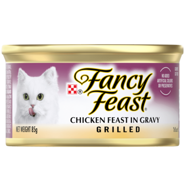Purina Fancy Feast Grilled Cat Wet Food Chicken 85g - Pack of 12