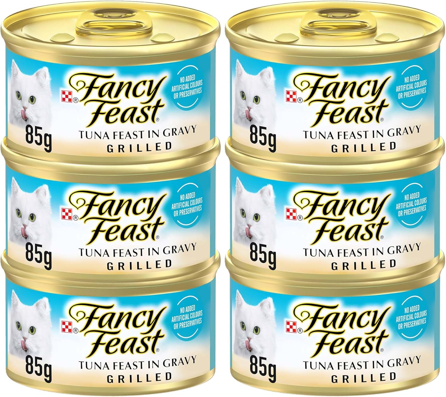 Purina Fancy Feast Grilled Cat Wet Food Tuna 85g - Pack of 6