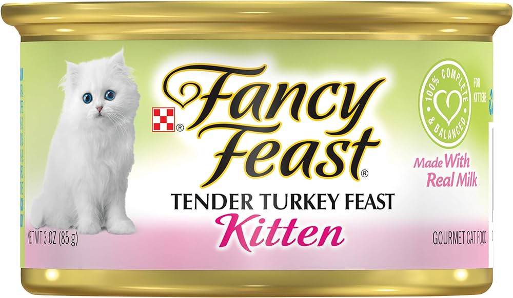 Purina Fancy Feast Kitten Wet Food Turkey 85g - Pack of 12
