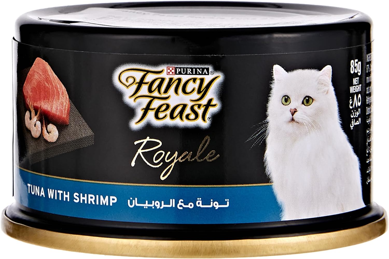 Purina Fancy Feast Royale Cat Wet Food Tuna with Shrimp 85g - Pack of 24