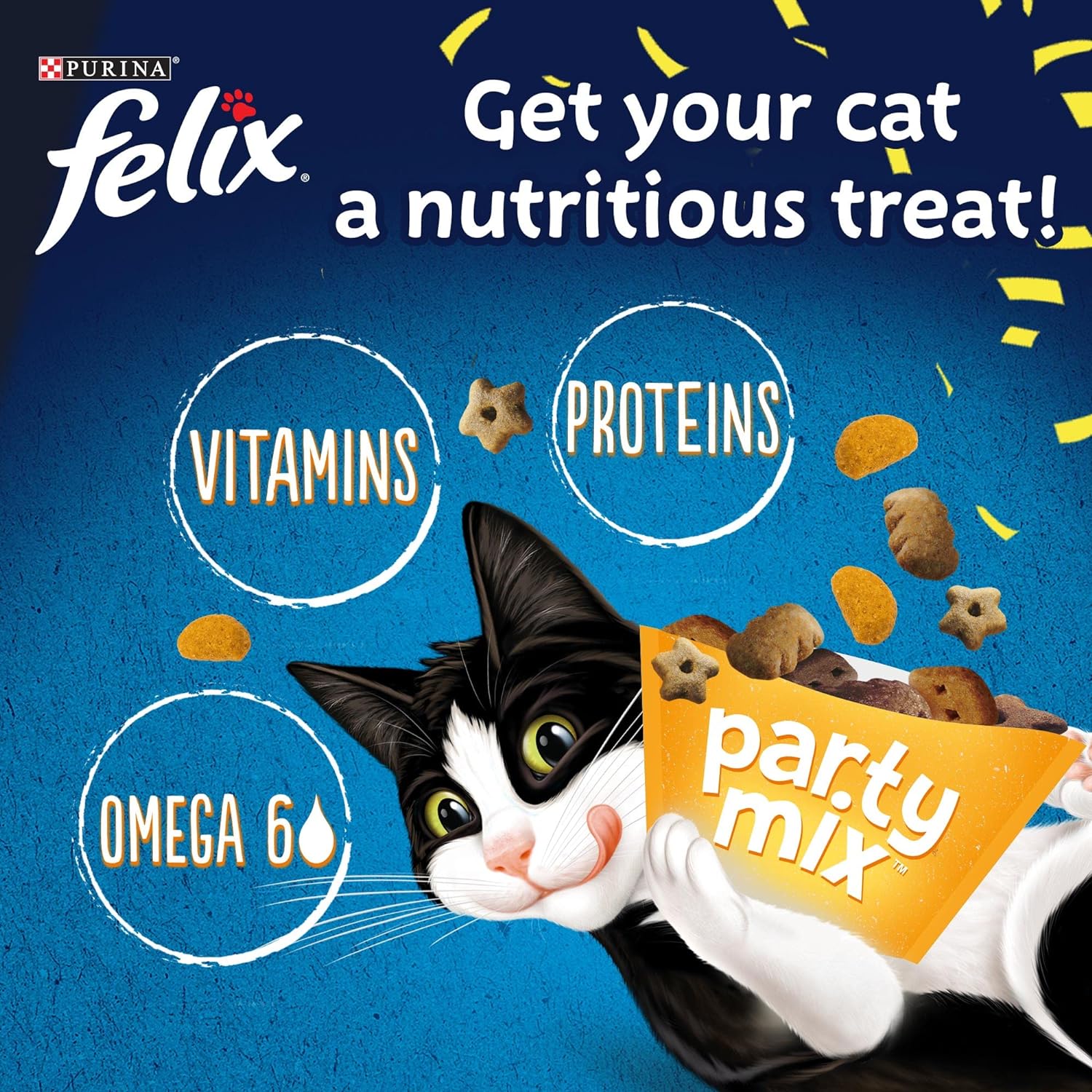 Purina Felix Party Mix Original Mix 60g - Pack of 8