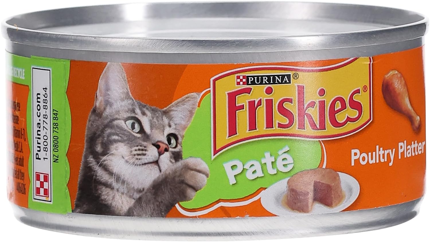 Purina Friskies Pate Cat Wet Food Poultry Platter 55oz - Pack of 12