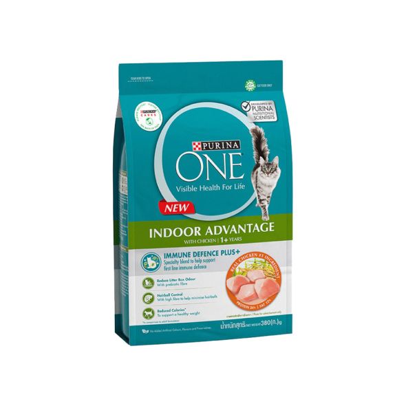 Purina One Indoor Advantage Cat Dry Food Chicken 380g