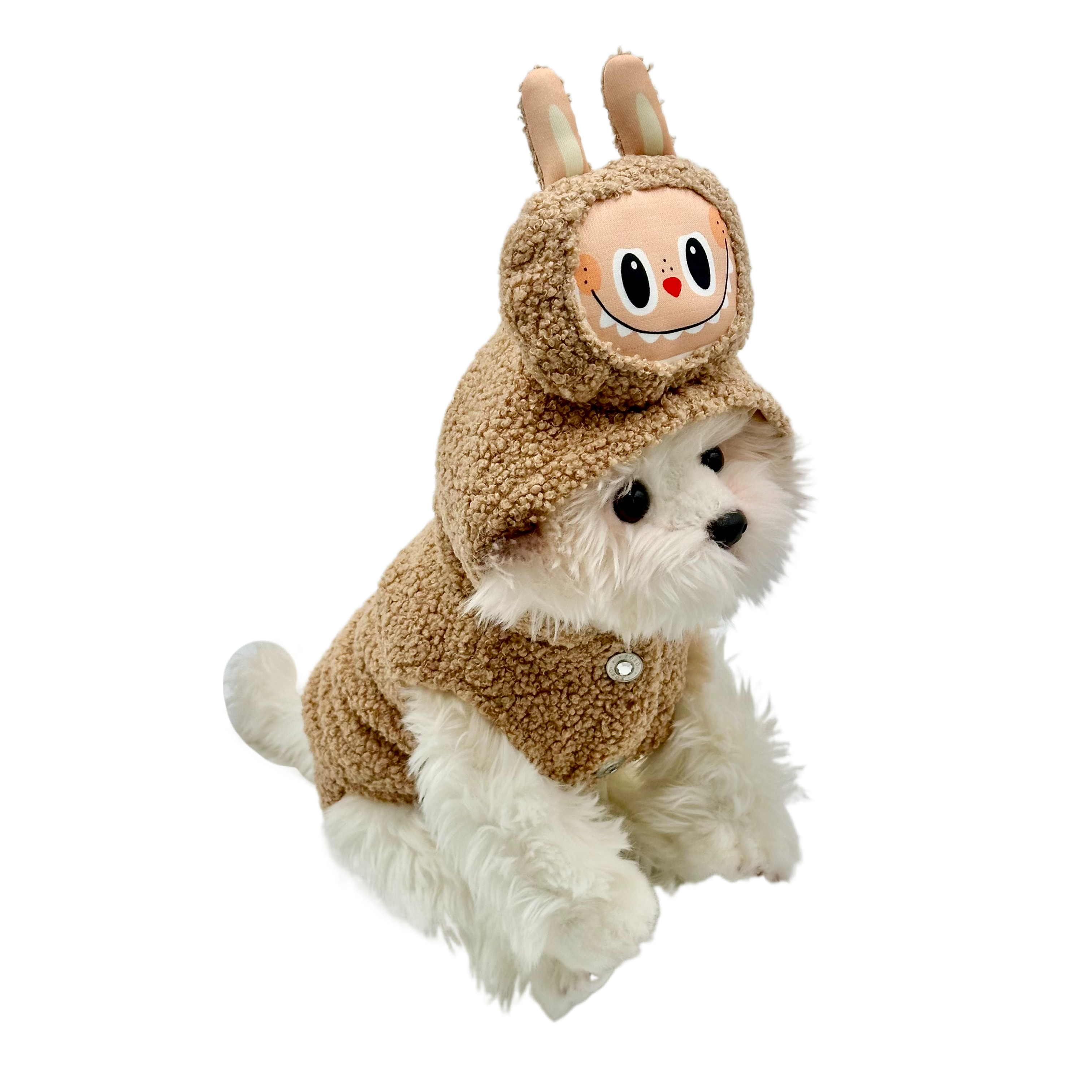 Labubu Hoodie Beige (Small)