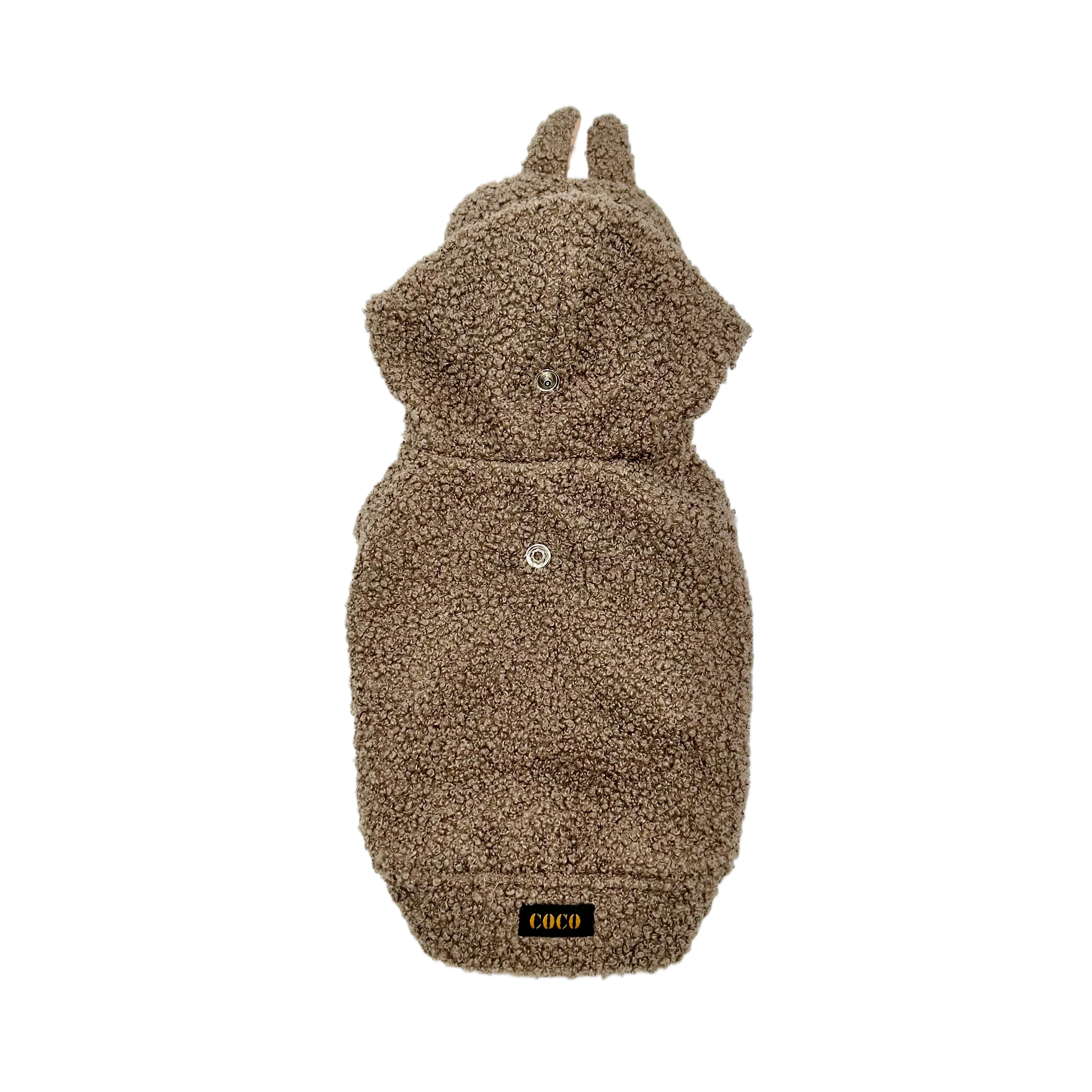 Labubu Hoodie Dark Brown (Medium)
