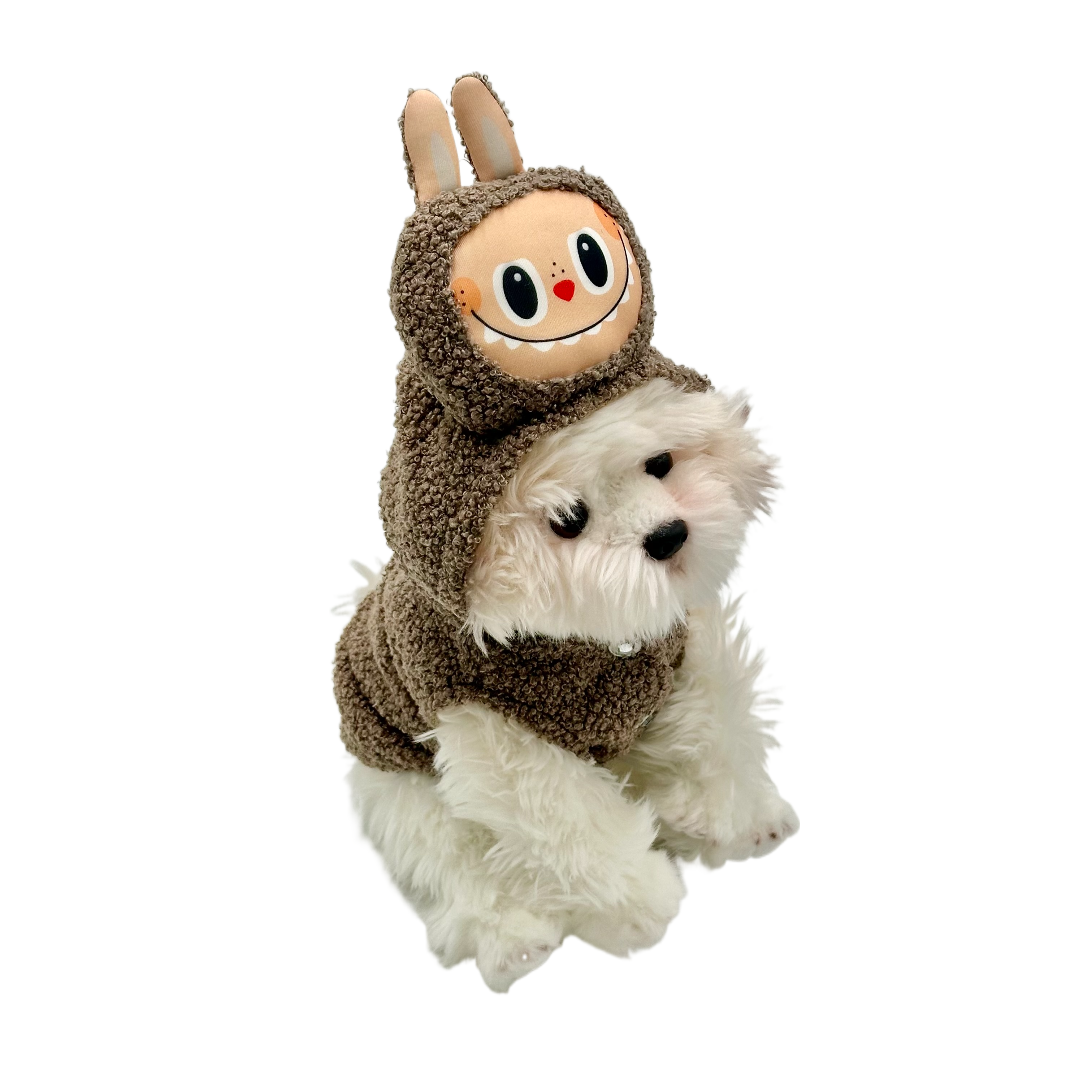 Labubu Hoodie Dark Brown (Large)