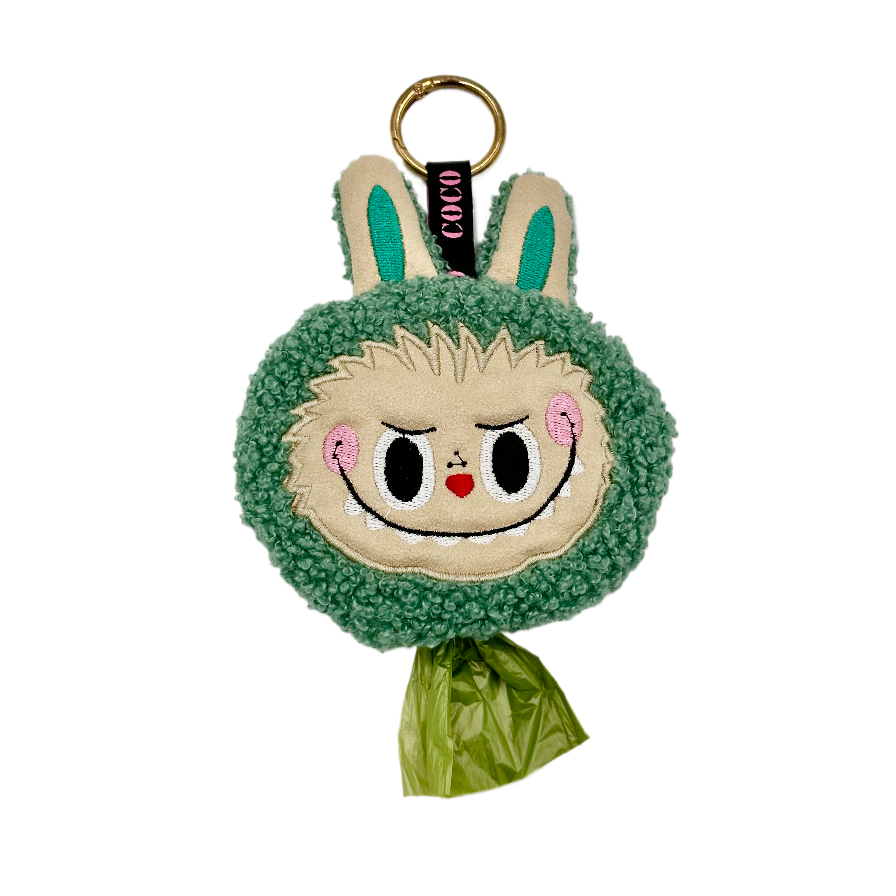 Labubu Poop Bag Green