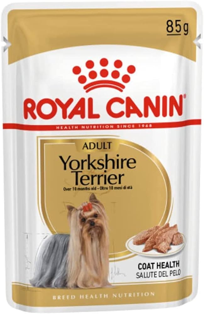 Royal Canin Breed Health Nutrition Yorkshire Adult (WET FOOD - Pouches) Pack of 12