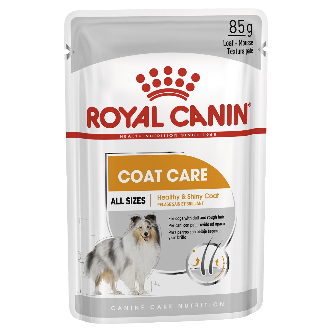 Royal Canin Canine Care Nutrition Coat Beauty (WET FOOD - Pouches) Pack of 12