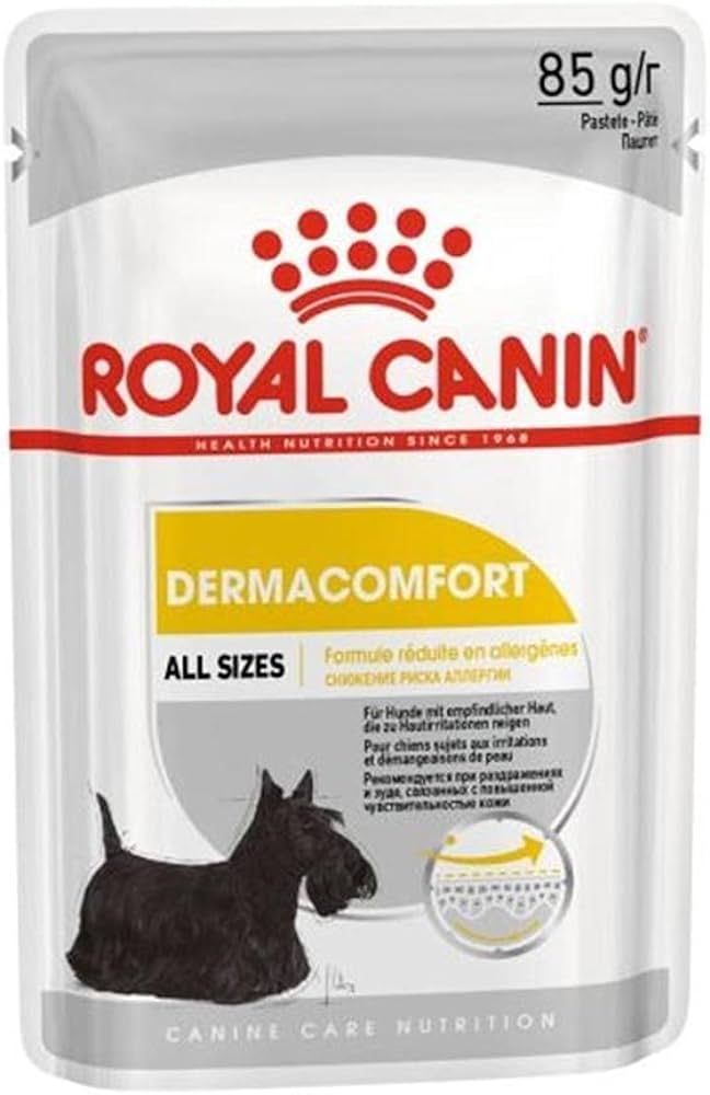 Royal Canin Canine Care Nutrition Dermacomfort (WET FOOD - Pouches) Pack of 12