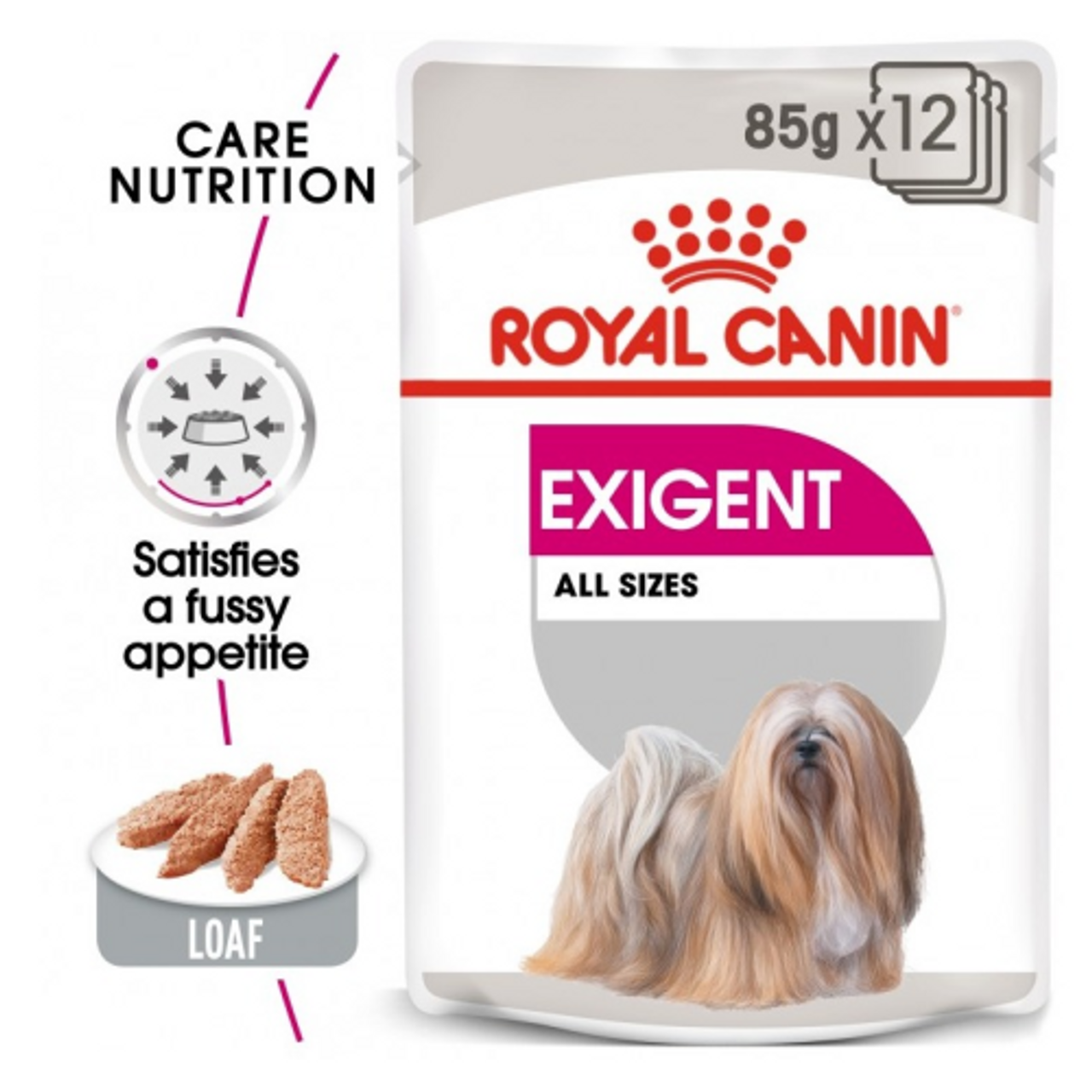 Royal Canin Canine Care Nutrition Exigent (WET FOOD- Pouches) Pack of 12