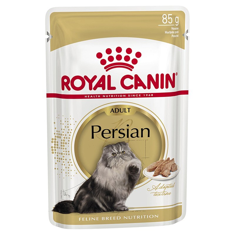 Royal Canin Feline Breed Nutrition Persian (WET FOOD - Pouches) Pack of 12
