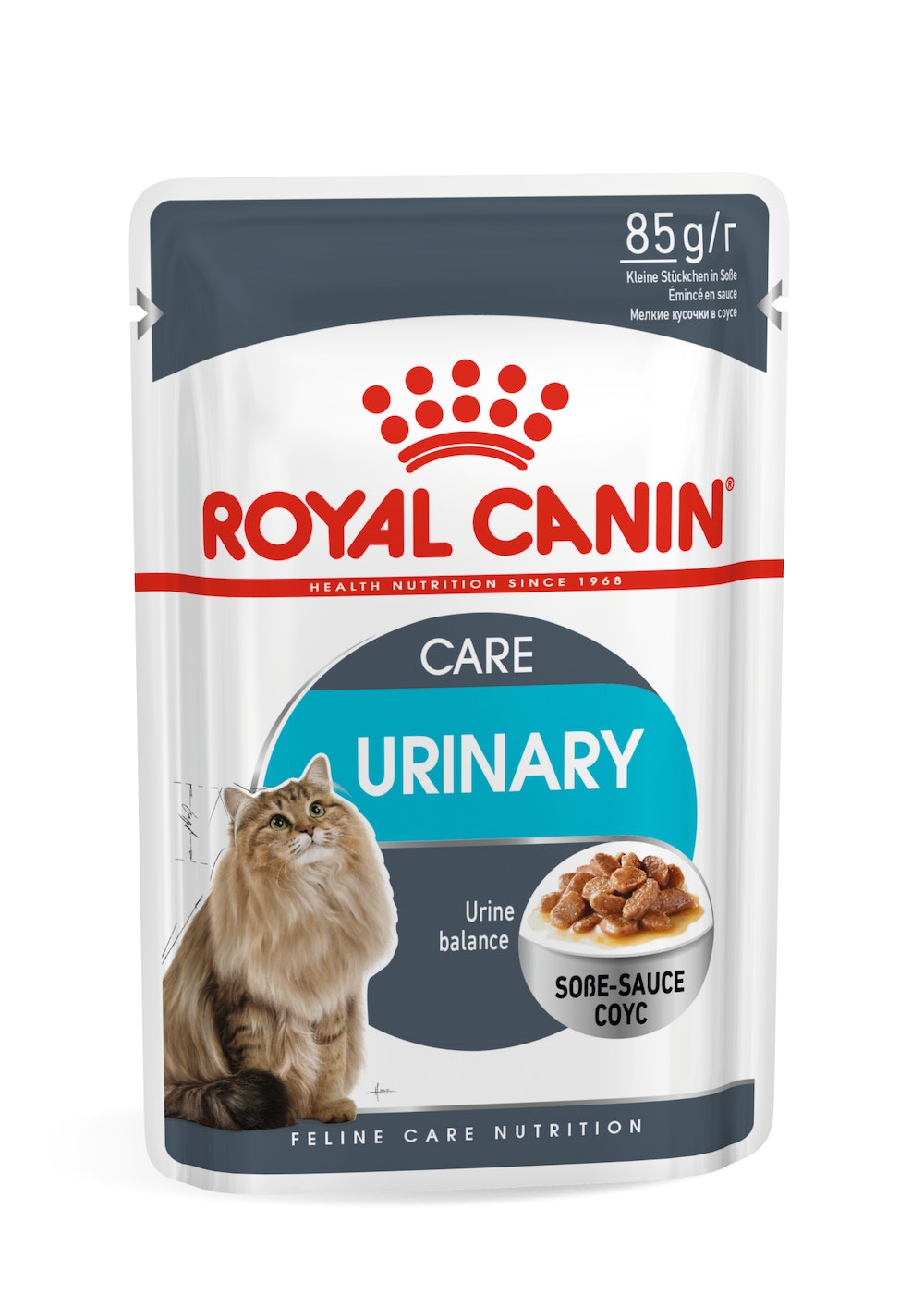 Royal Canin Feline Care Nutrition Hair & Skin Jelly (Wet Food - Pouch) 85g Pack of 12
