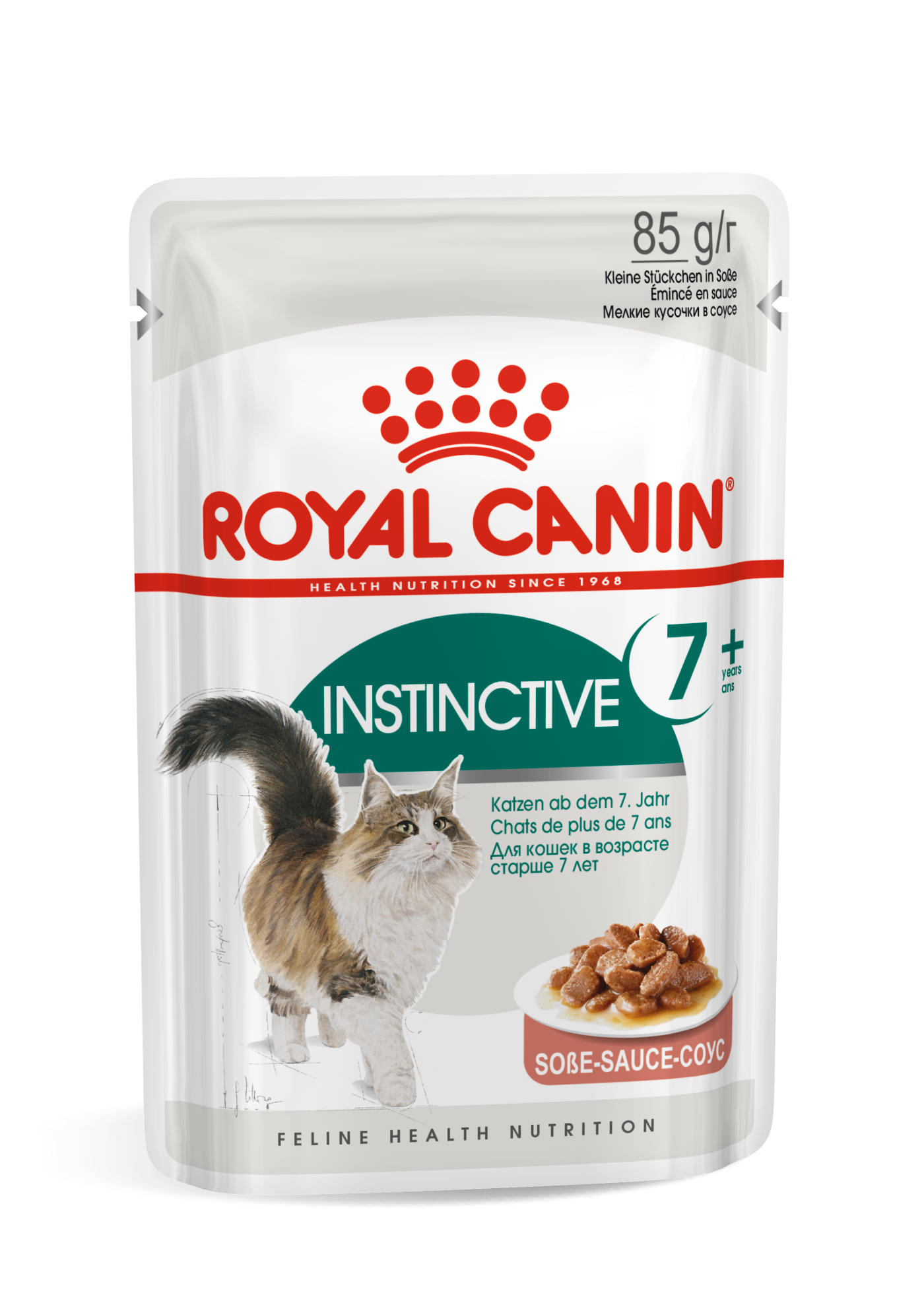 Royal Canin Feline Health Nutrition Instinctive +7 Gravy (WET FOOD - Pouches) Pack of 12