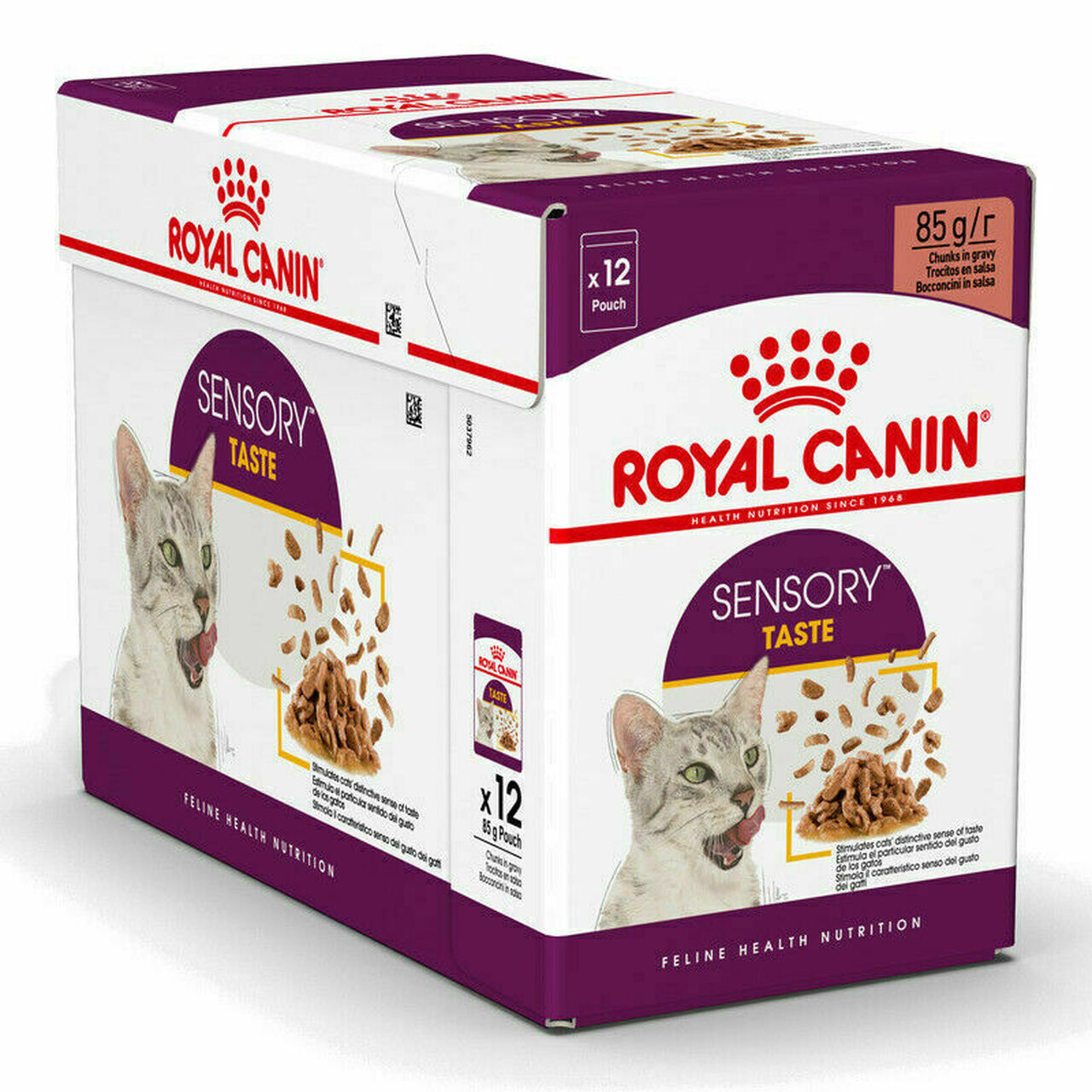 Royal Canin Feline Health Nutrition Sensory Taste (WET FOOD - POUCH) 85G Pack of 12