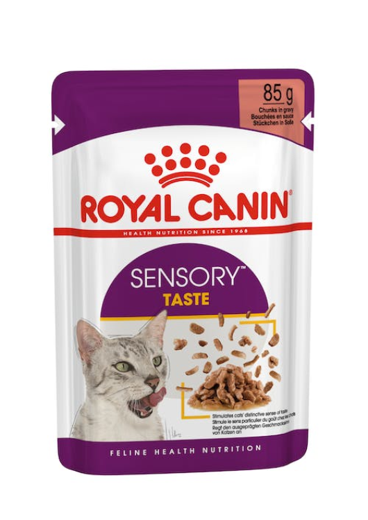 Royal Canin Feline Health Nutrition Sensory Taste (WET FOOD - POUCH) 85G Pack of 12