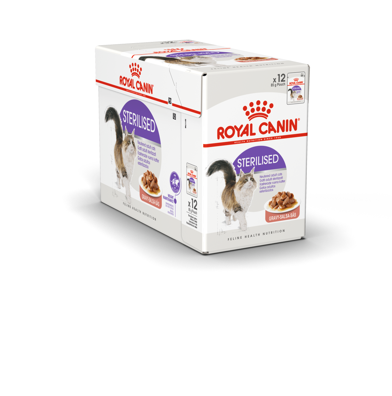 Royal Canin Feline Health Nutrition Sterilised Gravy (WET FOOD - Pouches) Pack of 12