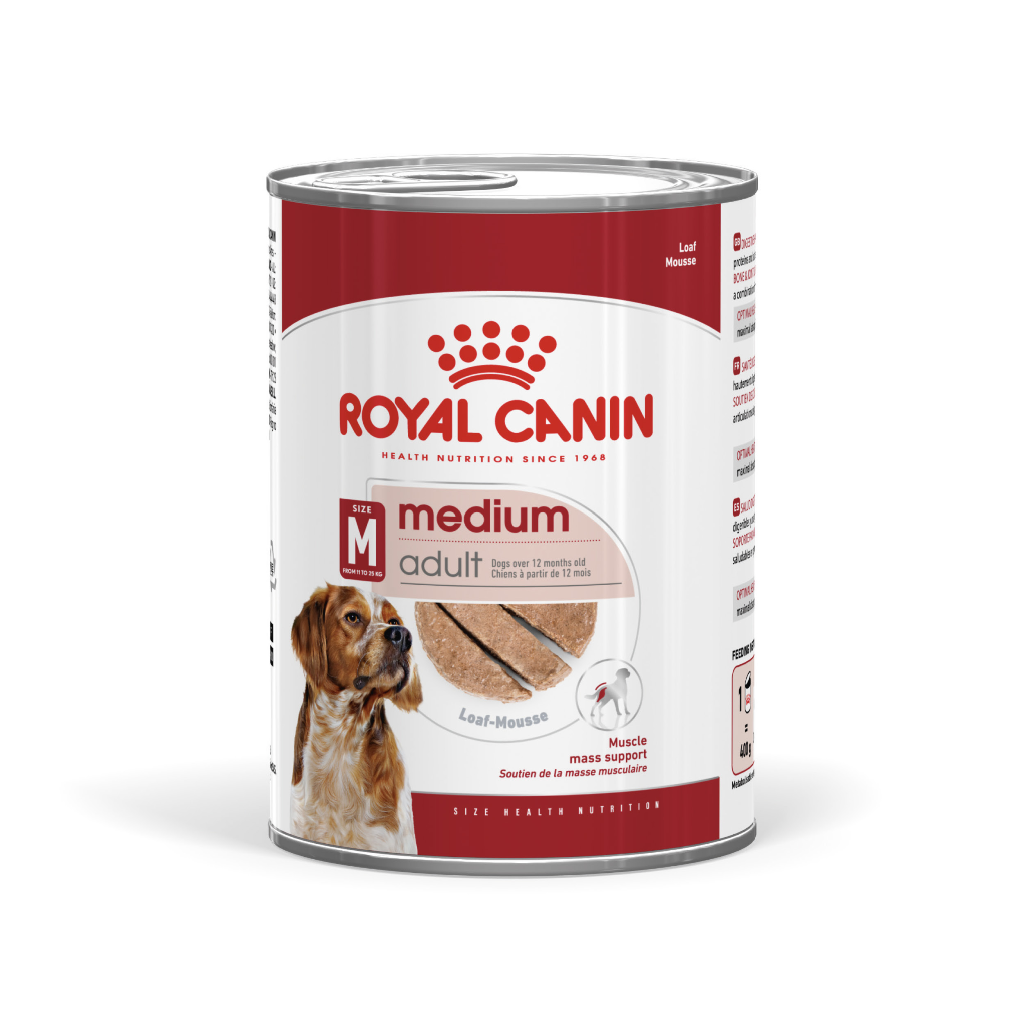 Royal Canin Size Health Nutrition Medium Adult (Wet Food - Can) 12 X 410 G