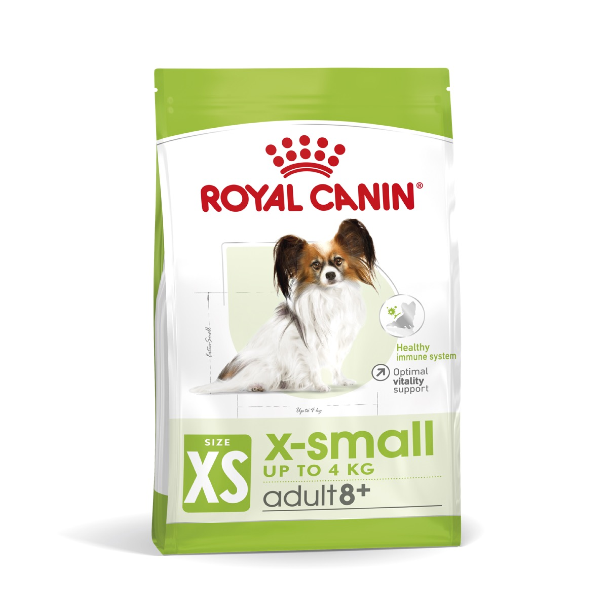 Royal Canine Size Health Nutrition XS Adult 8+ 1.5 KG