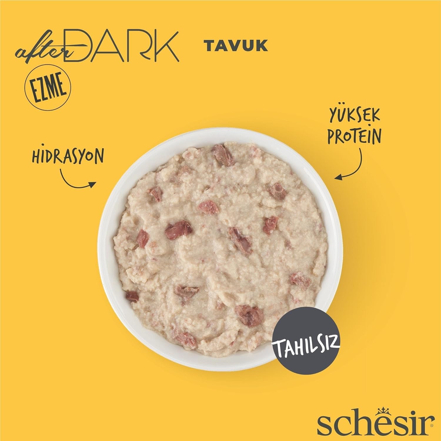 Schesir After Dark Pate For Cat - Chicken - 80g