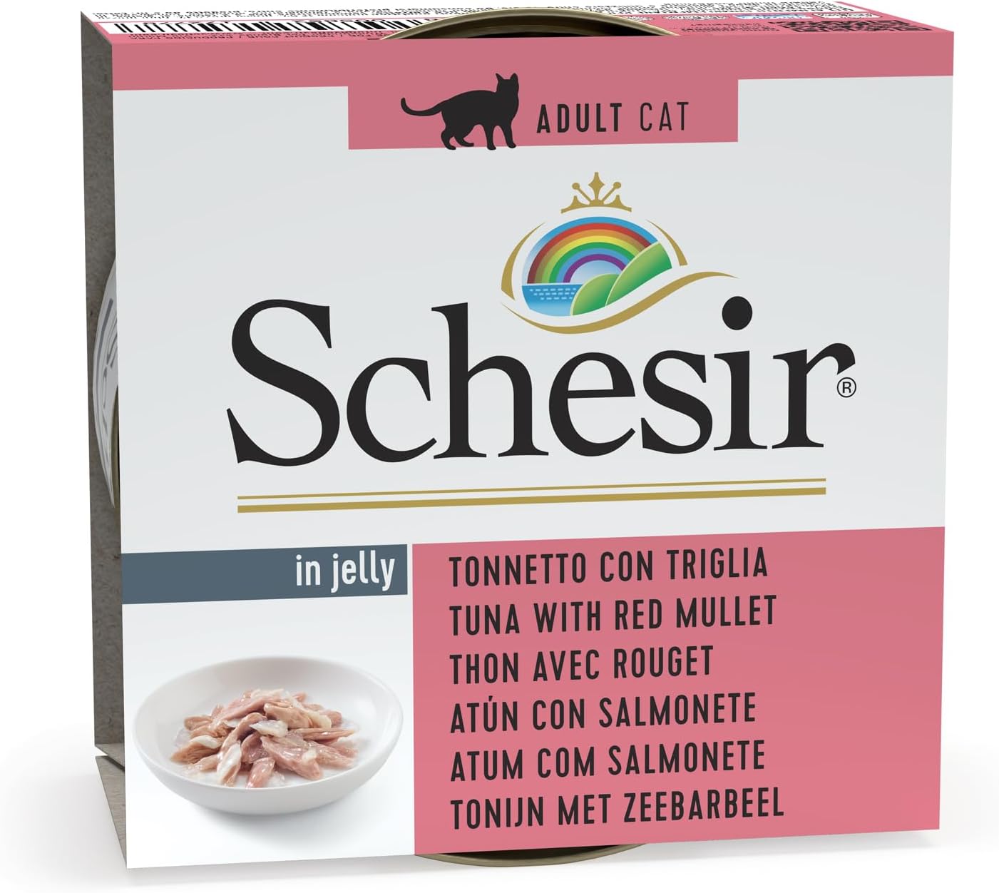 Schesir Cat Wet Food-Tuna With Red Mullet  85g