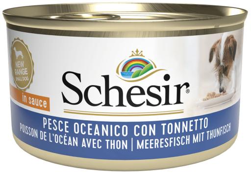 Schesir Dog Wet Food Can-Ocean Fish with Tuna 85g