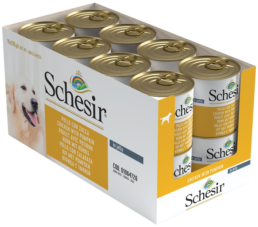 Schesir Dog Wet Food-Chicken With Pumpkin[Weight - 285g]