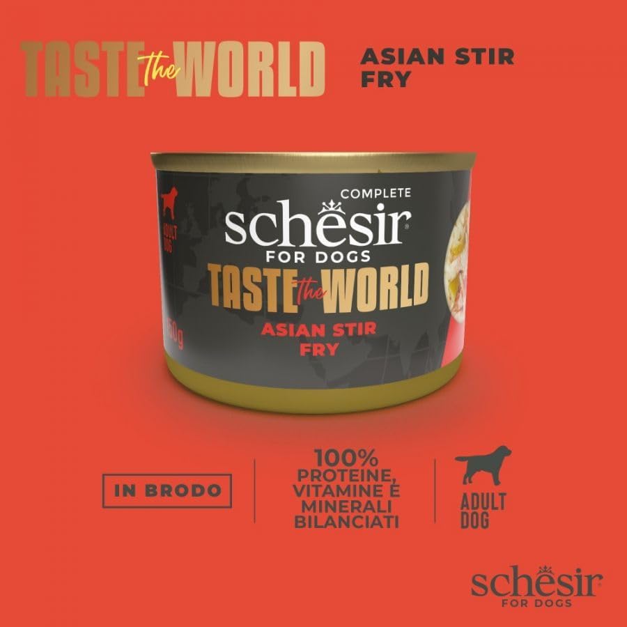 Schesir Taste The World Dog Wholefood - Asian Stir Fry 150g