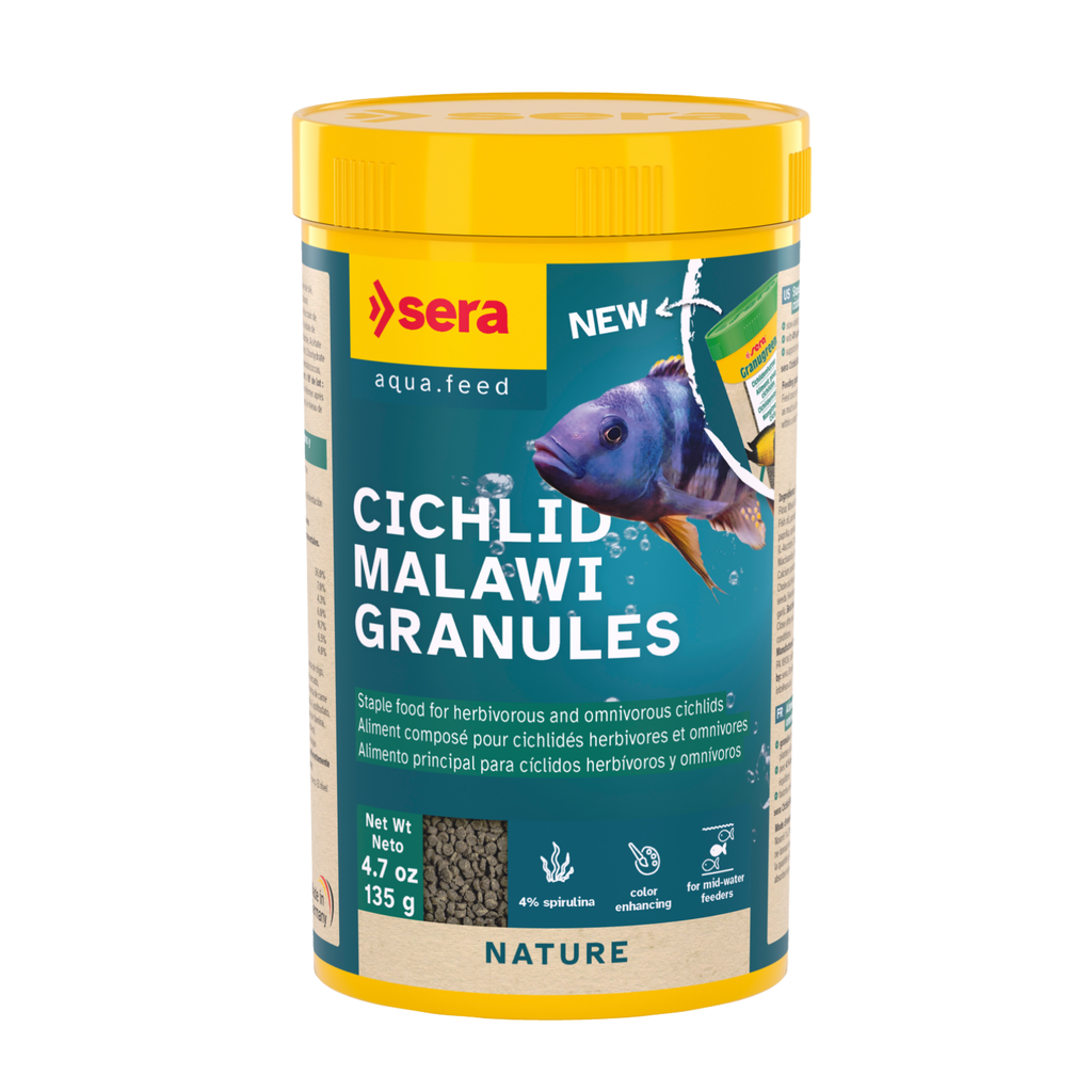 Sera Chichlid Malawi Granules(Granugreen)- 250Ml (135G)