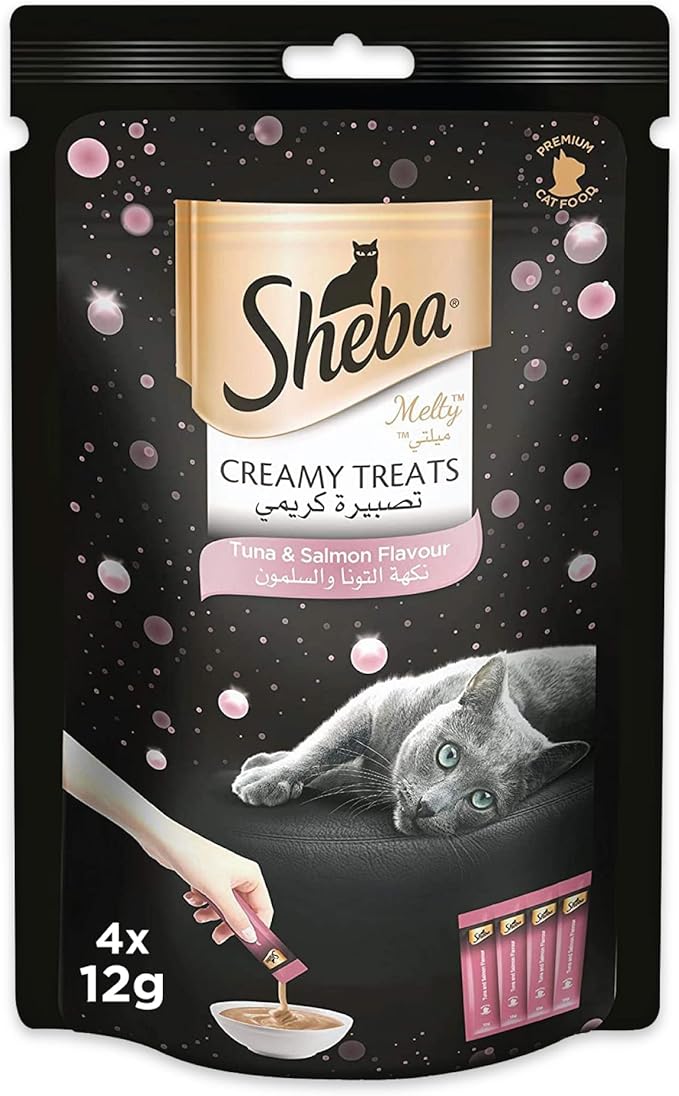 Sheba Melty Tuna & Salmon Creamy Treat 48g