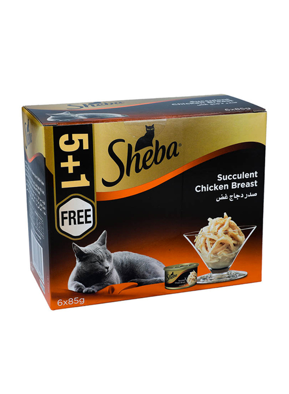 Sheba Succulent Chicken Breast 85g Pack of 6