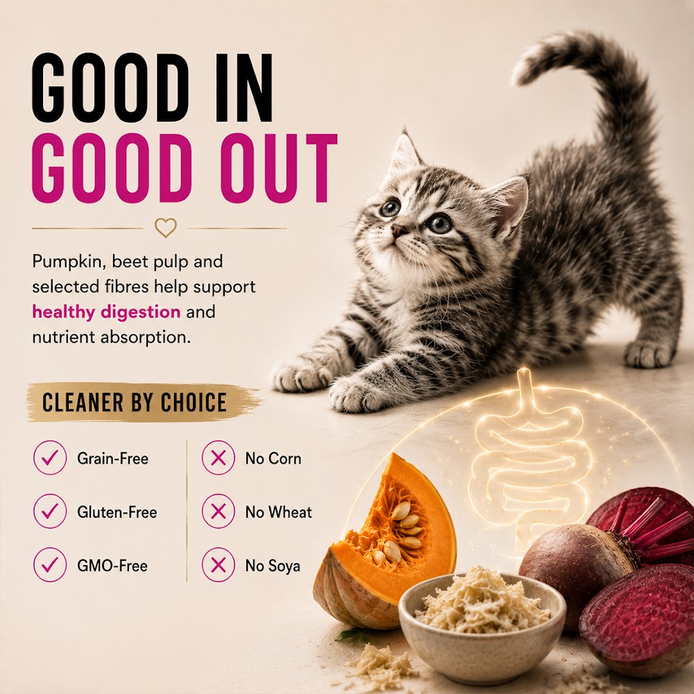 Signature Grain Zero kitten Ocean Fish, Sardine and Mackerel Dry Cat Food 7kg