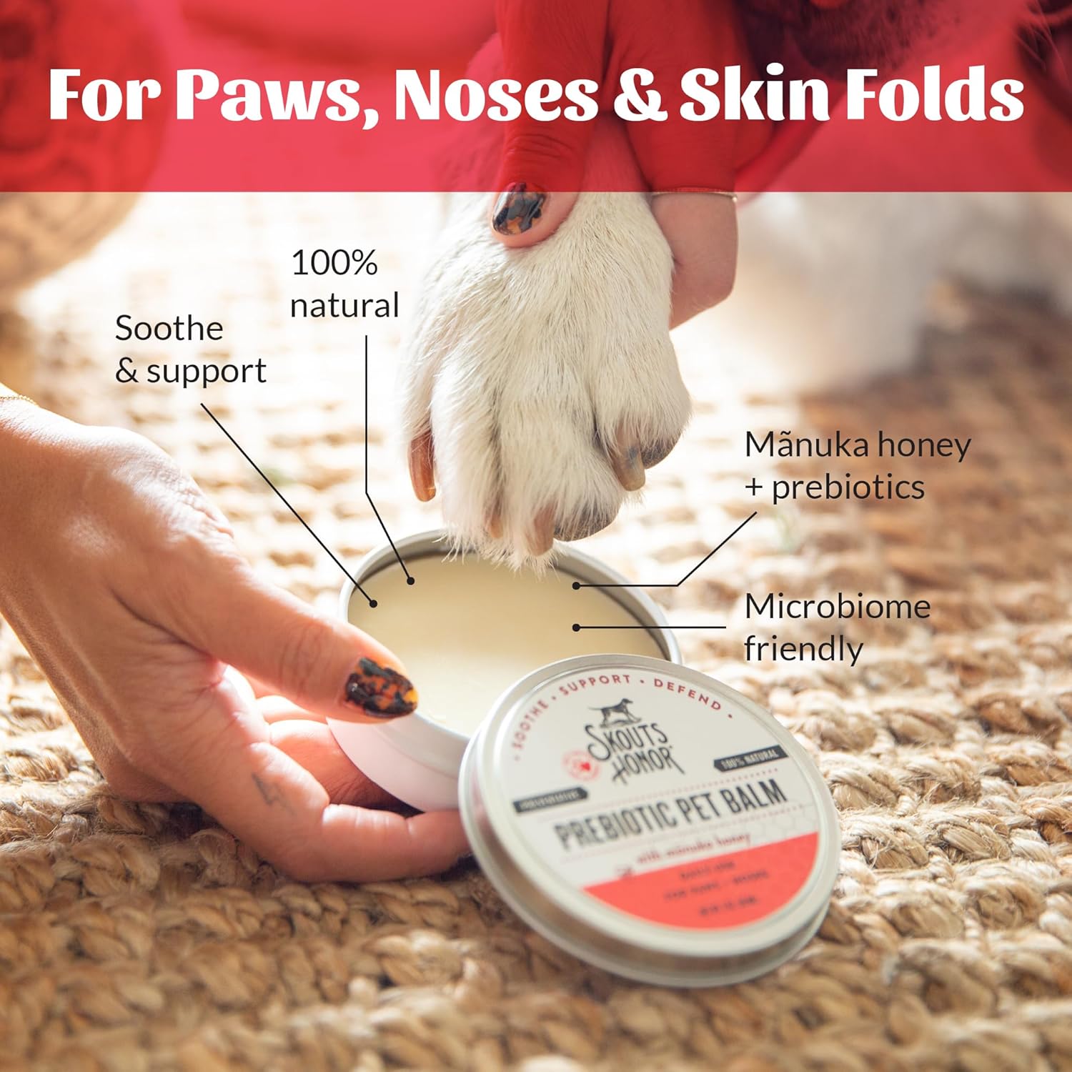 Skouts Honor Prebiotic Pet Balm 60Ml/2OZ Pet Essentials & Wellness
