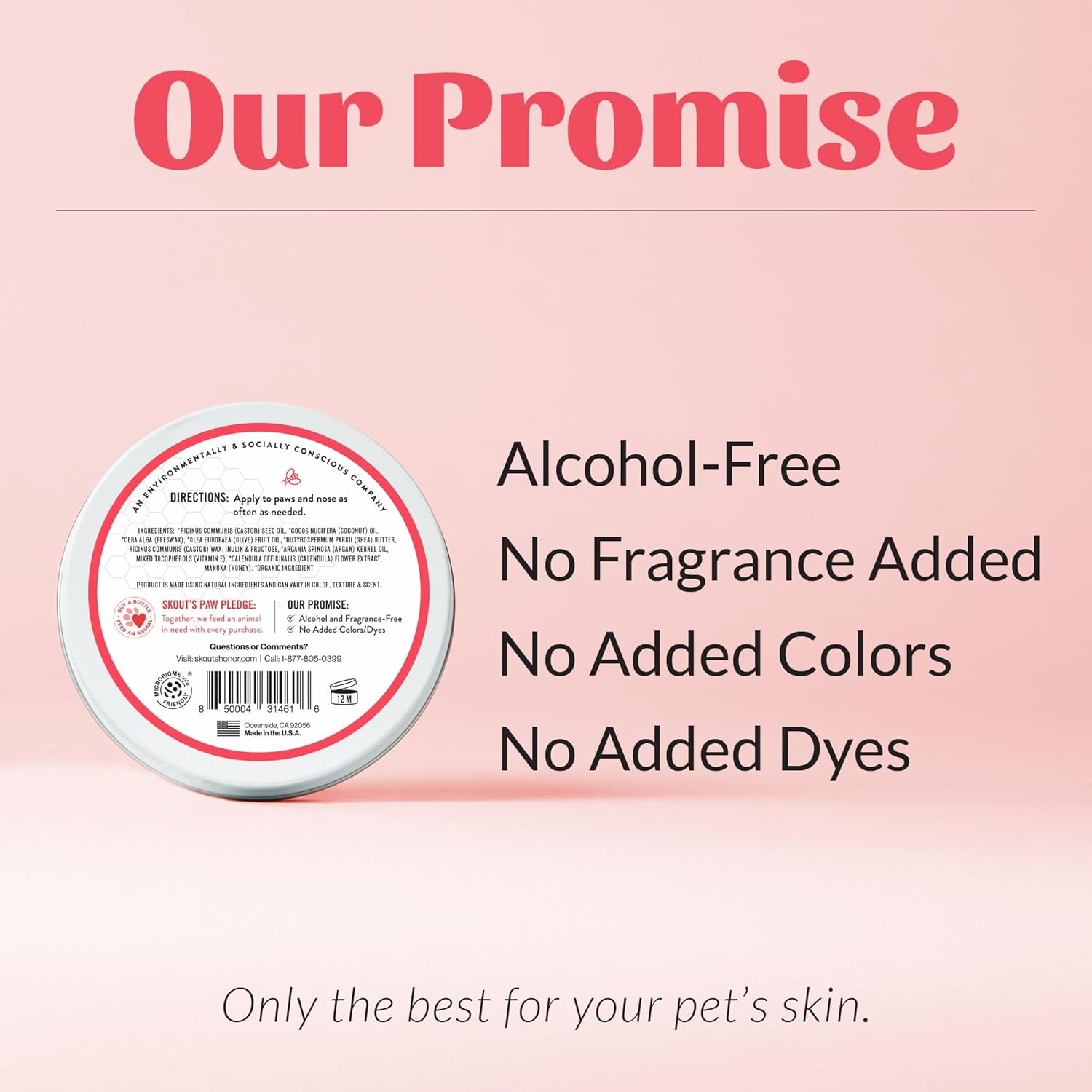 Skouts Honor Prebiotic Pet Balm 60Ml/2OZ Pet Essentials & Wellness